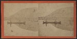 Men in a canoe, Adirondacks.