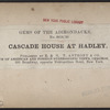 Cascade House at Hadley.