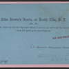 John Brown's Grave at North Elba, N.Y.