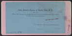 John Brown's Grave at North Elba, N.Y.