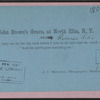 John Brown's Grave at North Elba, N.Y.