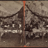 Display of quilts.