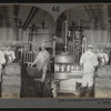 Automatic machine for filling and capping bottles of milk, Cohocton, New York.