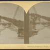 Lewistown Suspension Bridge, Niagara River, (Winter.)
