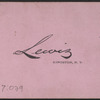 Corner of Wall and North Front Sts. [View of a Tailor Shop.]