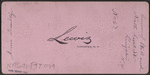 Corner of Wall and North Front Sts. [View of a Tailor Shop.]
