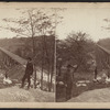 View looking south on the Trestle Bridge, at East Tarry Town, N.Y. on the New York, Boston & Montreal  Railway.