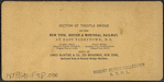 Section of Trestle Bridge on the New York, Boston & Montreal  Railway, at East Tarry Town, N.Y.