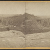 View looking south-east on the Trestle Bridge, at East Tarry Town, N.Y. on the New York, Boston & Montreal  Railway.