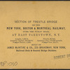 Section of Trestle Bridge on the New York, Boston & Montreal  Railway, over the public road, at East Tarry Town, N.Y.