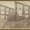 Section of Trestle Bridge on the New York, Boston & Montreal  Railway, over the public road, at East Tarry Town, N.Y.