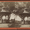 The drinking fountain shelter.