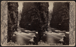 Au Sable Chasm. Table Rock, looking up.