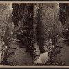 Ausable Chasm. Post Office and Column Rocks.