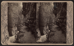 Ausable Chasm. Post Office and Column Rocks.