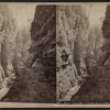 Below Post Office, looking up, Ausable Chasm.