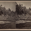 Ausable Chasm. Entrance stairway and lodge.