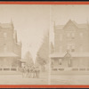 Group of soldiers in uniform in front of building.