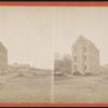 View of building under construction.