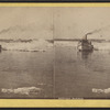 Buffalo harbor. [Boat and ice in water.]