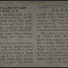 Machine filling bottles with milk, Buffalo, N. Y..