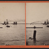 Vessels ready for a trip to the West, tow from Black Rock.