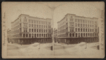 Young Man's Association building, winter.