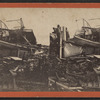 Wreck of steamer Chautauqua, after the explosion of her boiler at Whitney's landing at Chatauqua Lake, on August 14th, 1871.