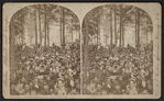 Audience in auditorium, at Chautauqua.