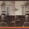 View of pulpit, chapel, Hamilton College, Clinton, N.Y.