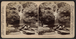 Curtain Falls, a pretty nook in picturesque Havana Glen, New York, U. S. A..