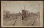 View of the Erie Railroad yard.