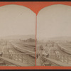Erie Railroad yard. View of switch yard.