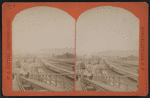 Erie Railroad yard. View of switch yard.