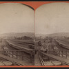 Erie Railroad yard. View of switch yard.