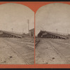 View of the Erie Railroad yard.
