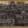 Ezra Cornell's home, a cornerstone laying.