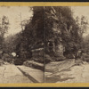 The gateway of rocks, entrance to Enfield Ravine.