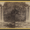 Taughannock Fall, from the lower ravine, at sunrise.