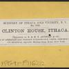 Clinton House, Ithaca.