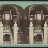 Interior of the McGraw-Fiske Mansion, Ithaca, N.Y., from back staircase to third story hall. (W. H. Miller, architect)