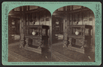Interior of the McGraw-Fiske Mansion, Ithaca, N.Y. Ancient carved oak side-board in dining room. (W. H. Miller, architect)