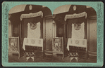 Interior of the McGraw-Fiske Mansion, Ithaca, N.Y. Roman laces and placque in breakfast room. (W. H. Miller, architect)