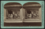 Interior of the McGraw-Fiske Mansion, Ithaca, N.Y. Blind Man's Buff, from a painting in art gallery.