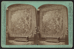 Interior of the McGraw-Fiske Mansion, Ithaca, N.Y. Ancient Spanish tapestry (1619) in art gallery.