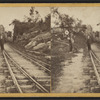 Cut-Whitehall and Saratoga Railroad, steamboat landing, Lake Champlain.