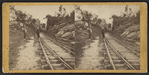Cut-Whitehall and Saratoga Railroad, steamboat landing, Lake Champlain.