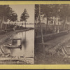 Along the beach at Kattskill [Catskill] House, Lake George.
