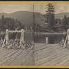 View from steamboat dock looking west. Prospect Mountain 1900 feet in the distance.