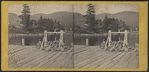 View from steamboat dock looking west. Prospect Mountain 1900 feet in the distance.